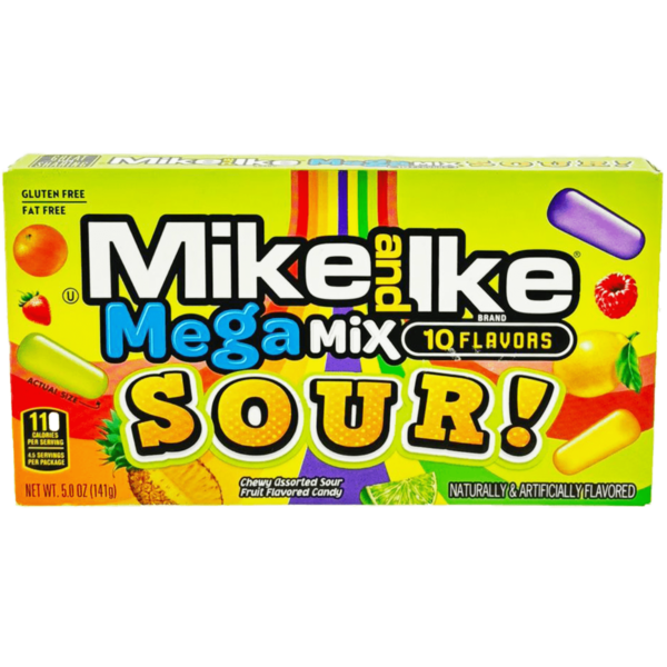 Mike & Ike Mega Mix Sour Chewy Fruit (141g)